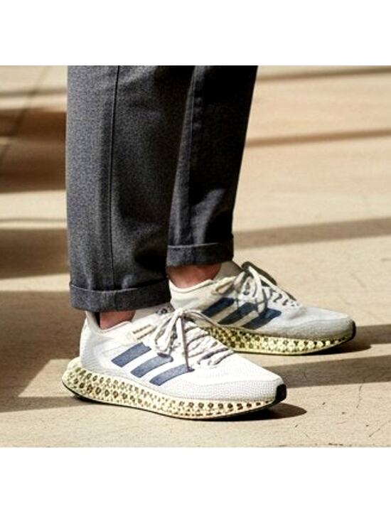 Adidas 4DFWD2 Men\'s White w/Black Accents Running Sneakers - Size 8.5 WOW! main image 6